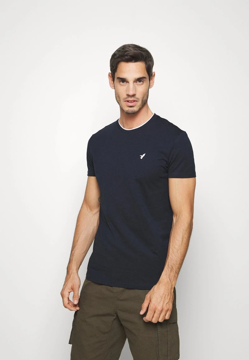 Pier One Camiseta Básica - Dark Blue, Hombre 3 Pier One Camiseta Básica - Dark Blue, Hombre