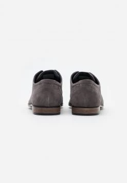 Pier One LEATHER - Zapatos Con Cordones - Grey, Hombre -Ofertas Pier One Tienda f8a860479abf459ca3b476fd1a302b71