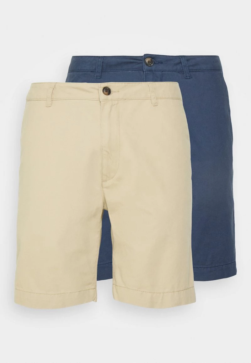 Pier One Hombre 2 PACK - Shorts - Dark Blue/tan 12 Pier One Hombre 2 PACK - Shorts - Dark Blue/tan - Imagen 10