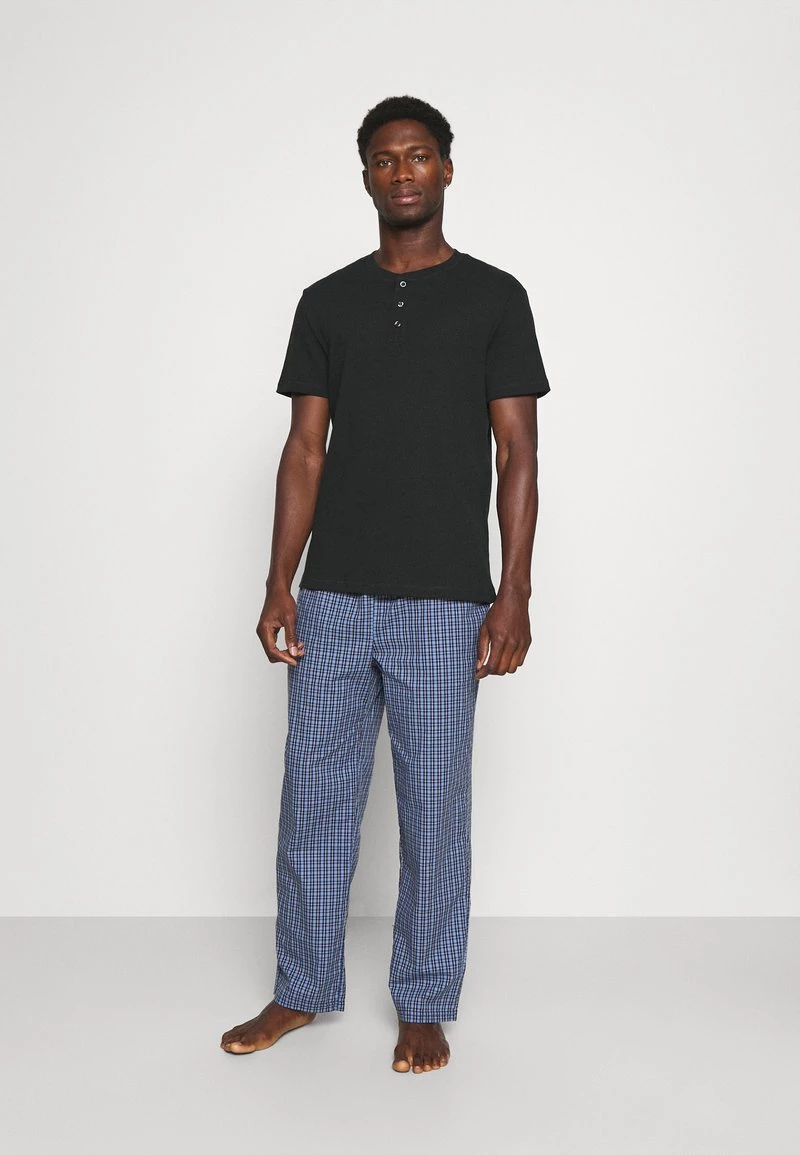 Pier One Hombre LOUNGE HENLEY TEE - Camiseta De Pijama - Black 4 Pier One Hombre LOUNGE HENLEY TEE - Camiseta De Pijama - Black - Imagen 2