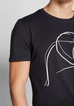 Pier One Hombre Camiseta Estampada - Black -Ofertas Pier One Tienda fb906ec04aff4e6db0632d0ee3a8dc32