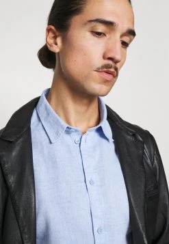 Pier One Hombre Camisa - Mottled Blue -Ofertas Pier One Tienda fca3ca22ceae4991bde50472de455c02