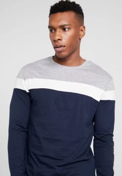 Pier One Camiseta De Manga Larga - Grey/dark Blue, Hombre 11 Pier One Camiseta De Manga Larga - Grey/dark Blue, Hombre -Ofertas Pier One Tienda fe00904878e347c082c5811f3750ffa3